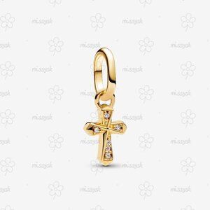Pandora Sparkling Cross Mini Dangle Charm